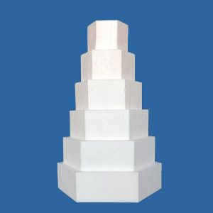 Bolo Sextavado Isopor F3